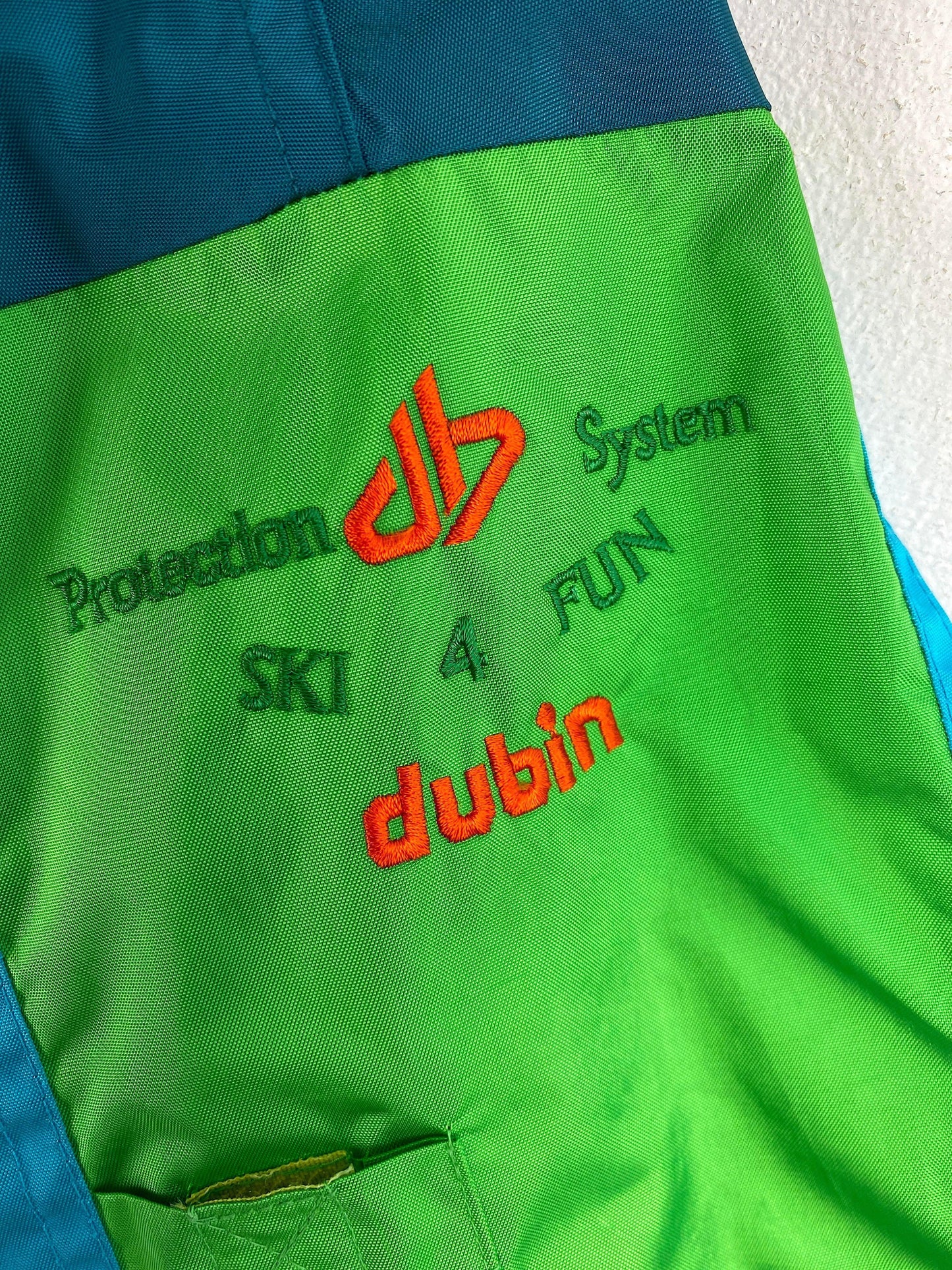 Dubin skipak blauw groen - vintageskipakkennl