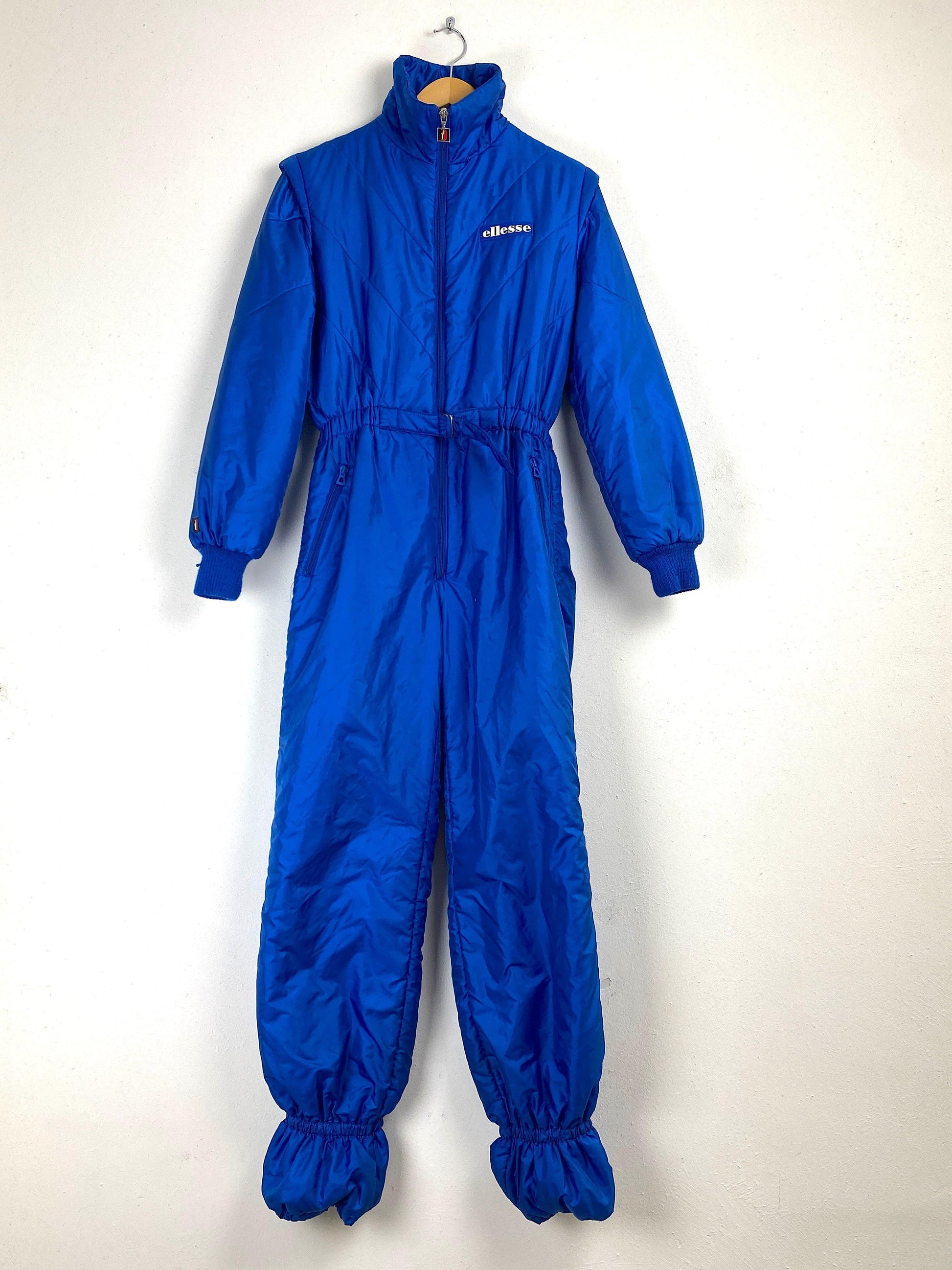 Ellesse retro skipak shiny blauw - vintageskipakkennl