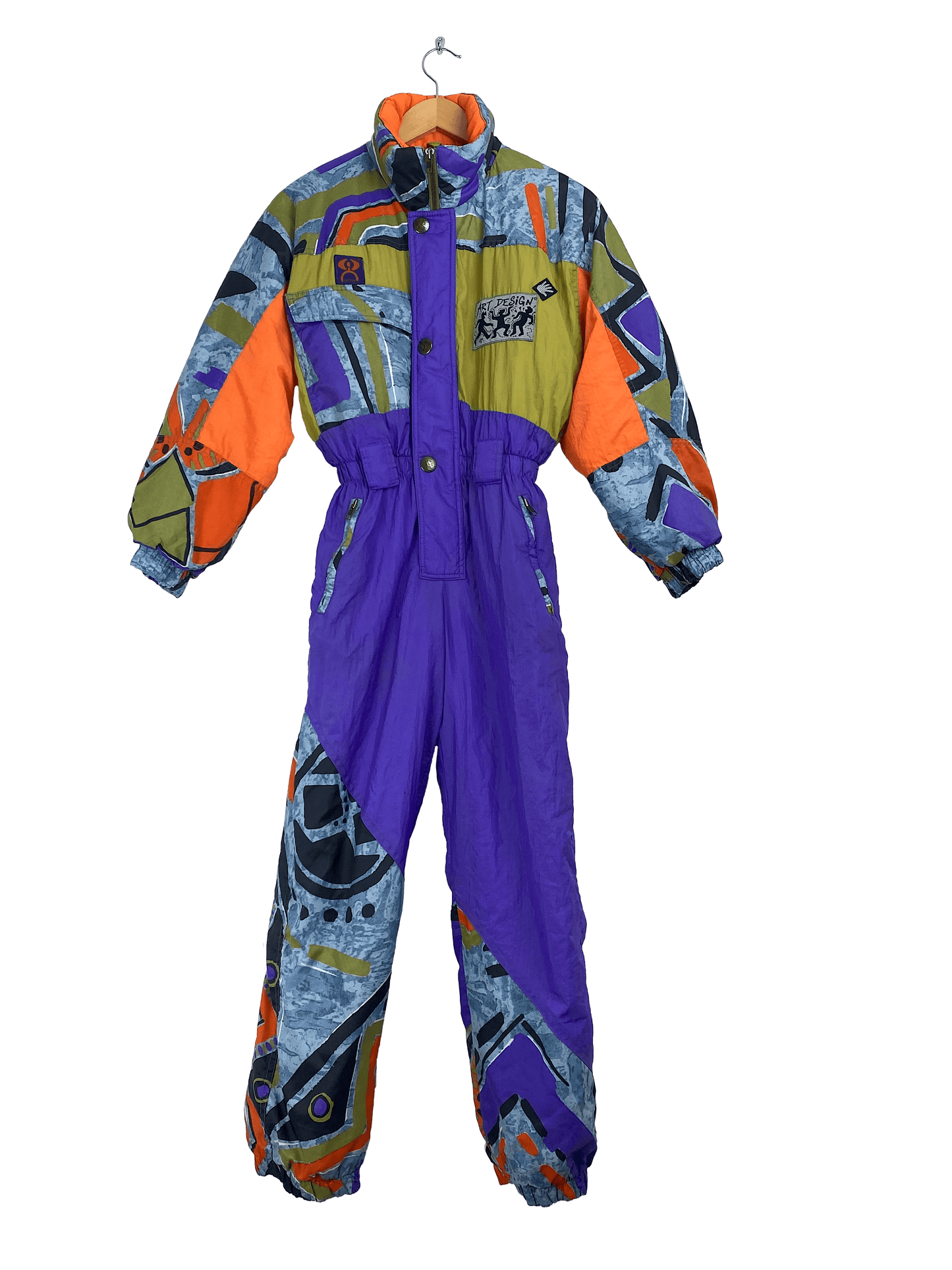 Retro-Skianzug für Kinder - Ninety-eight Art