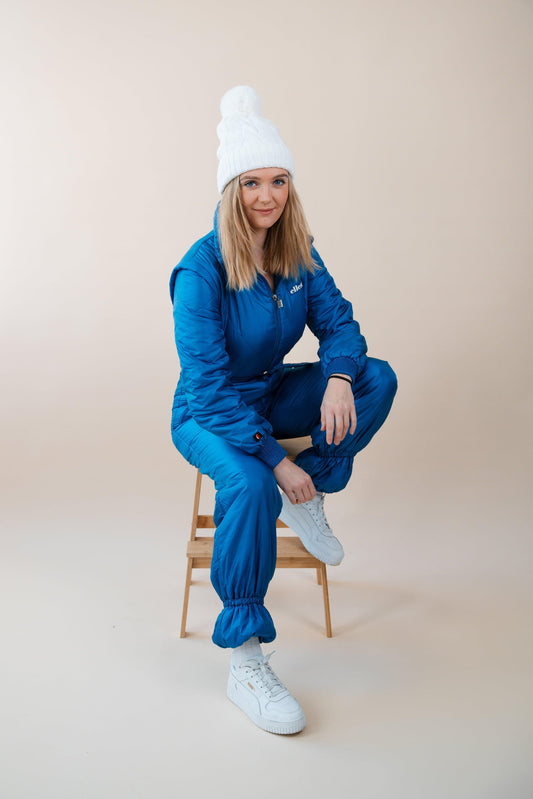 Ellesse retro skipak shiny blauw - vintageskipakkennl