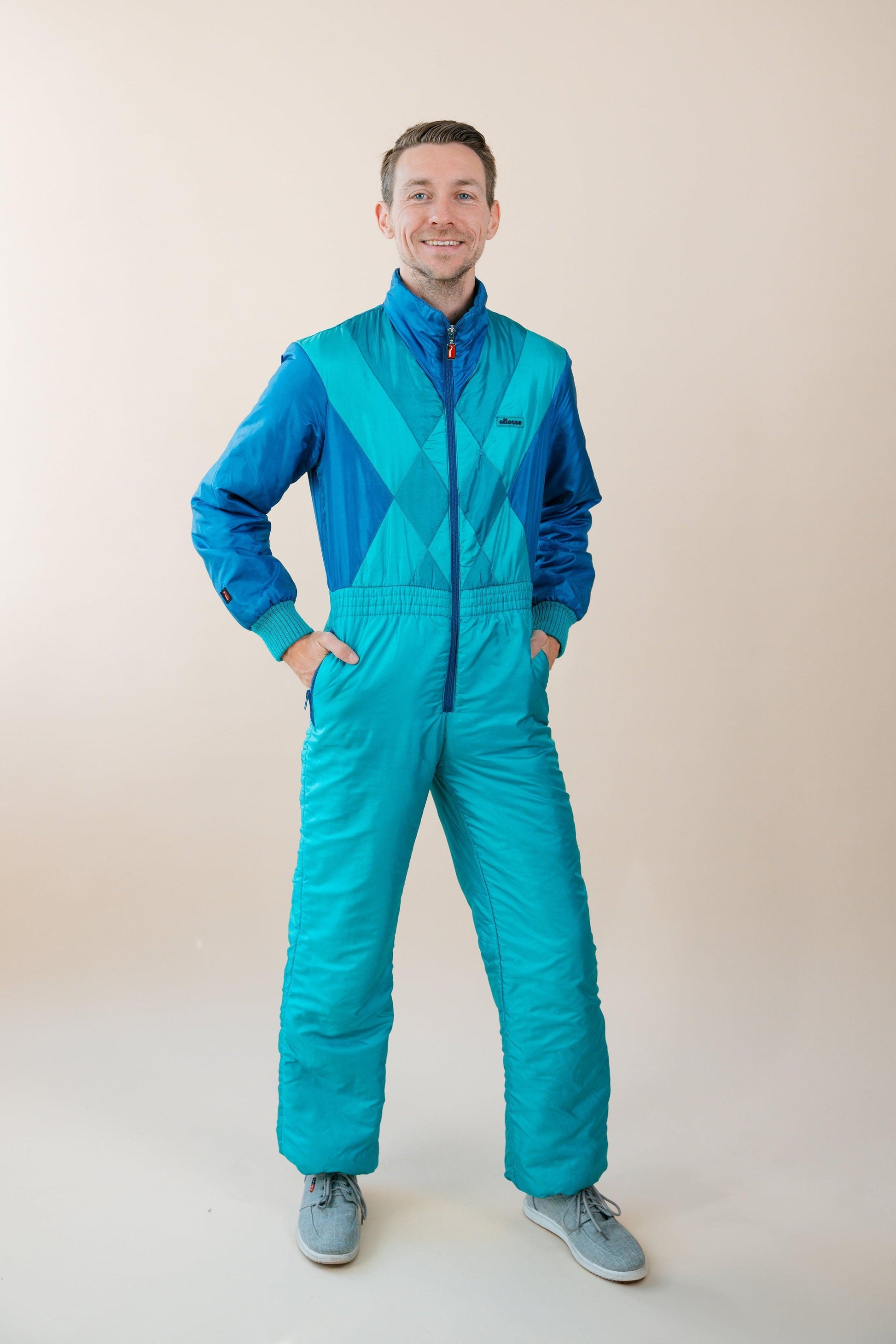 Ellesse retro skipak shiny turquoise - vintageskipakkennl