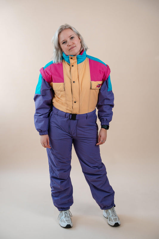 Gigi Rizzi retro 90's skipak colorblocking - vintageskipakkennl