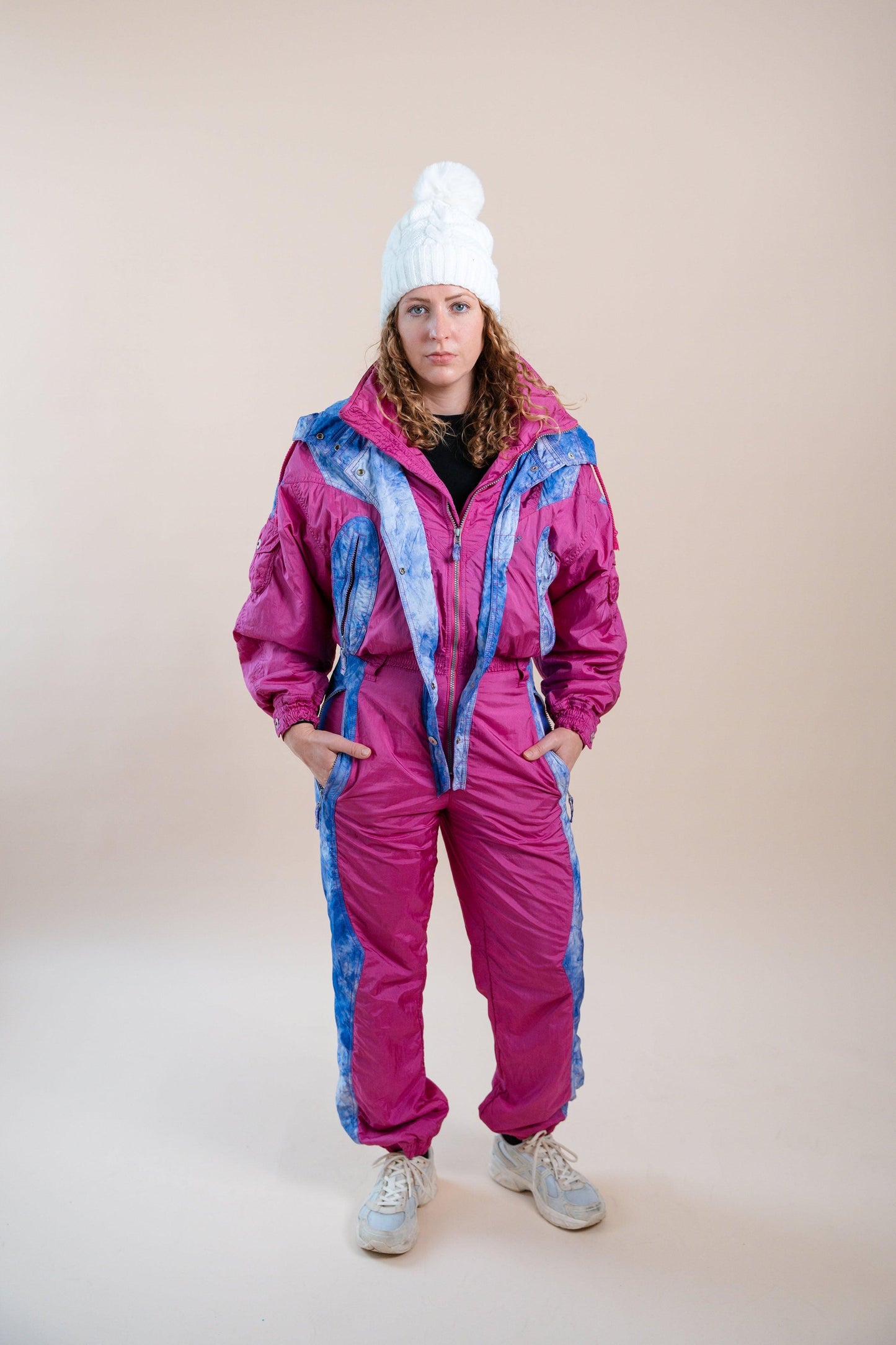 Ellesse vintage skipak roze - vintageskipakkennl