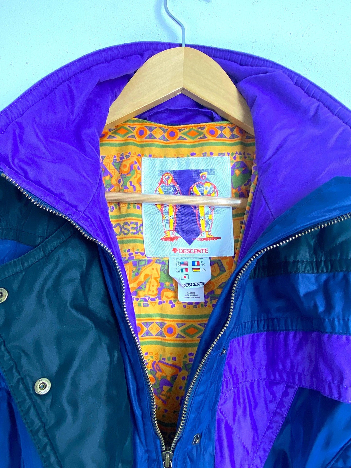 Descente 90's retro skipak - vintageskipakkennl