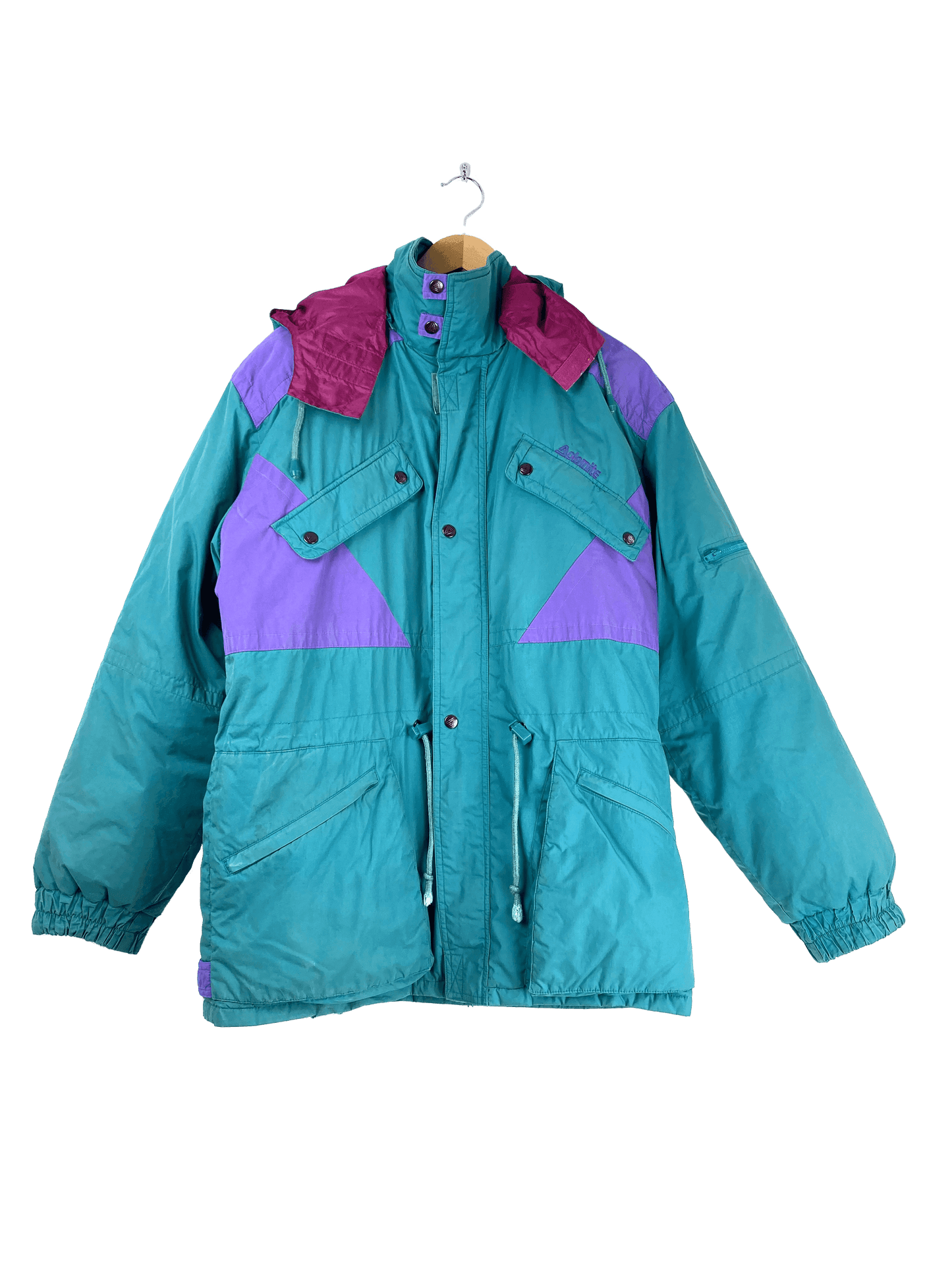 Dolomite winterjas turquoise - vintageskipakkennl