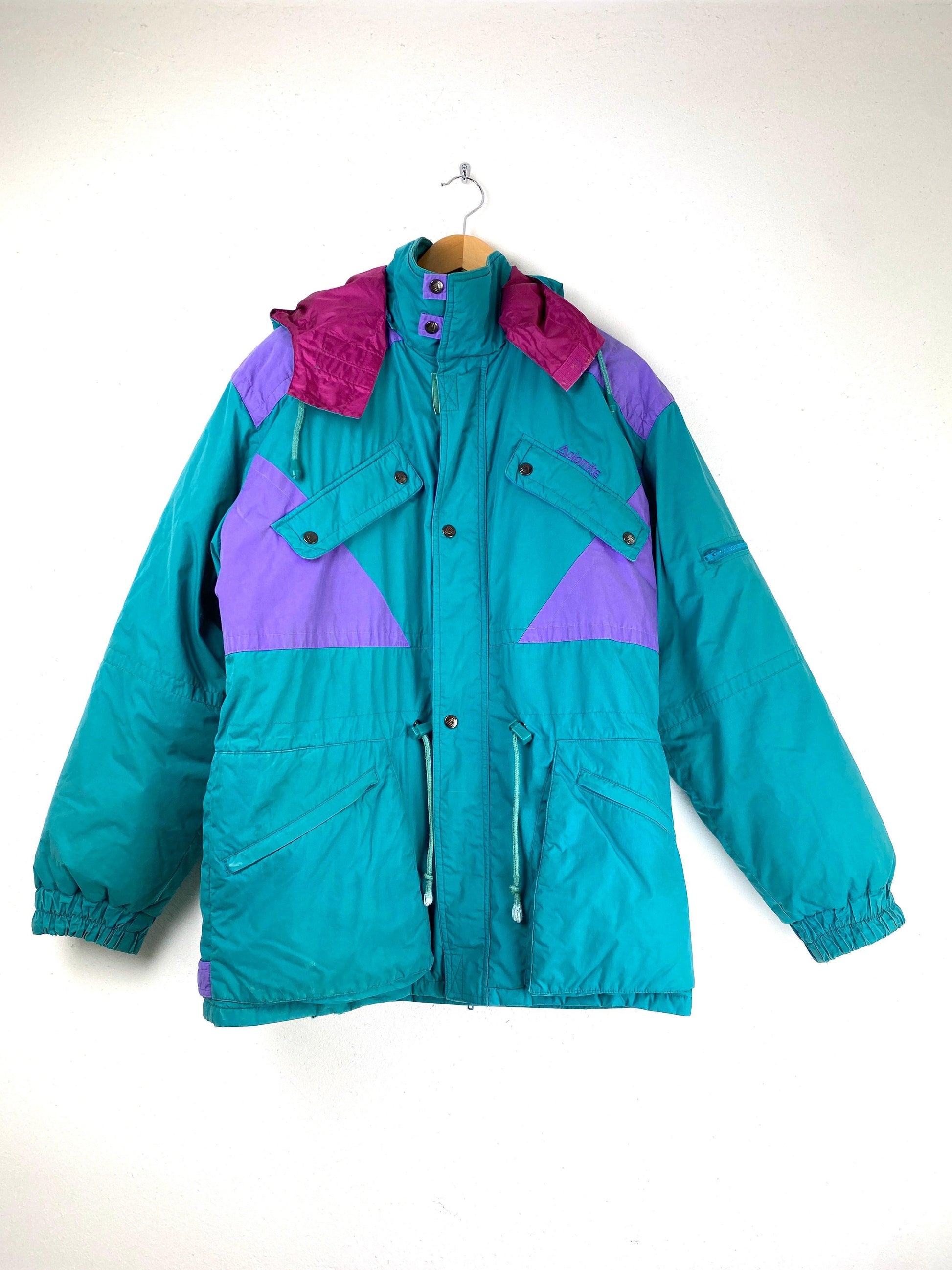Dolomite winterjas turquoise - vintageskipakkennl