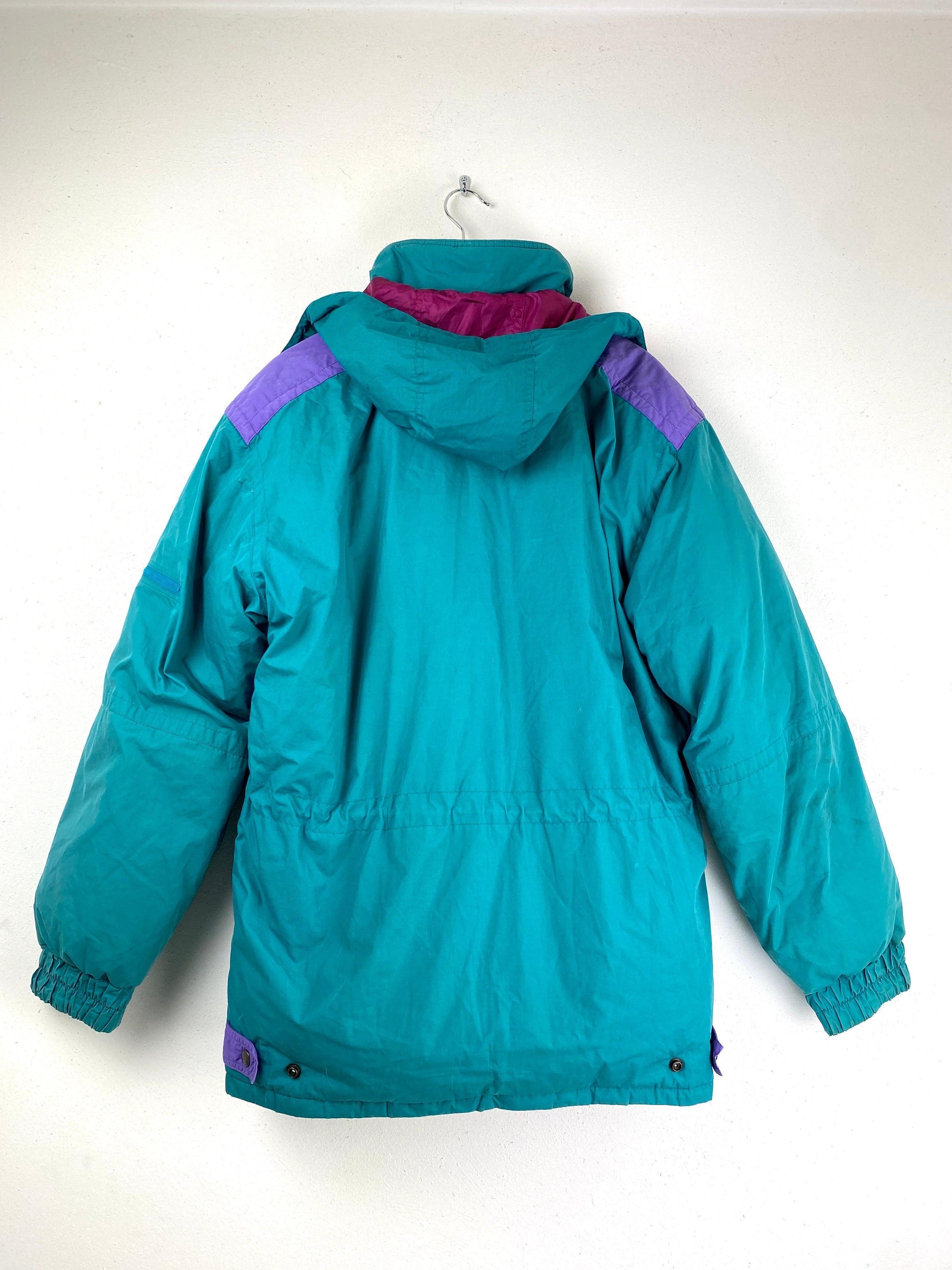 Dolomite winterjas turquoise - vintageskipakkennl