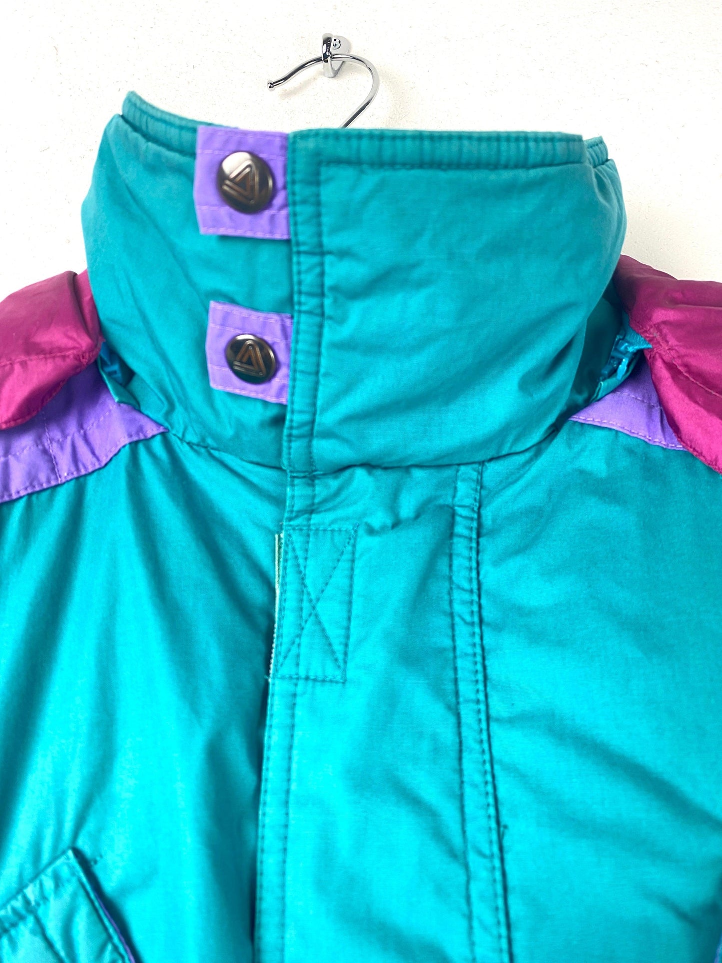 Dolomite winterjas turquoise - vintageskipakkennl