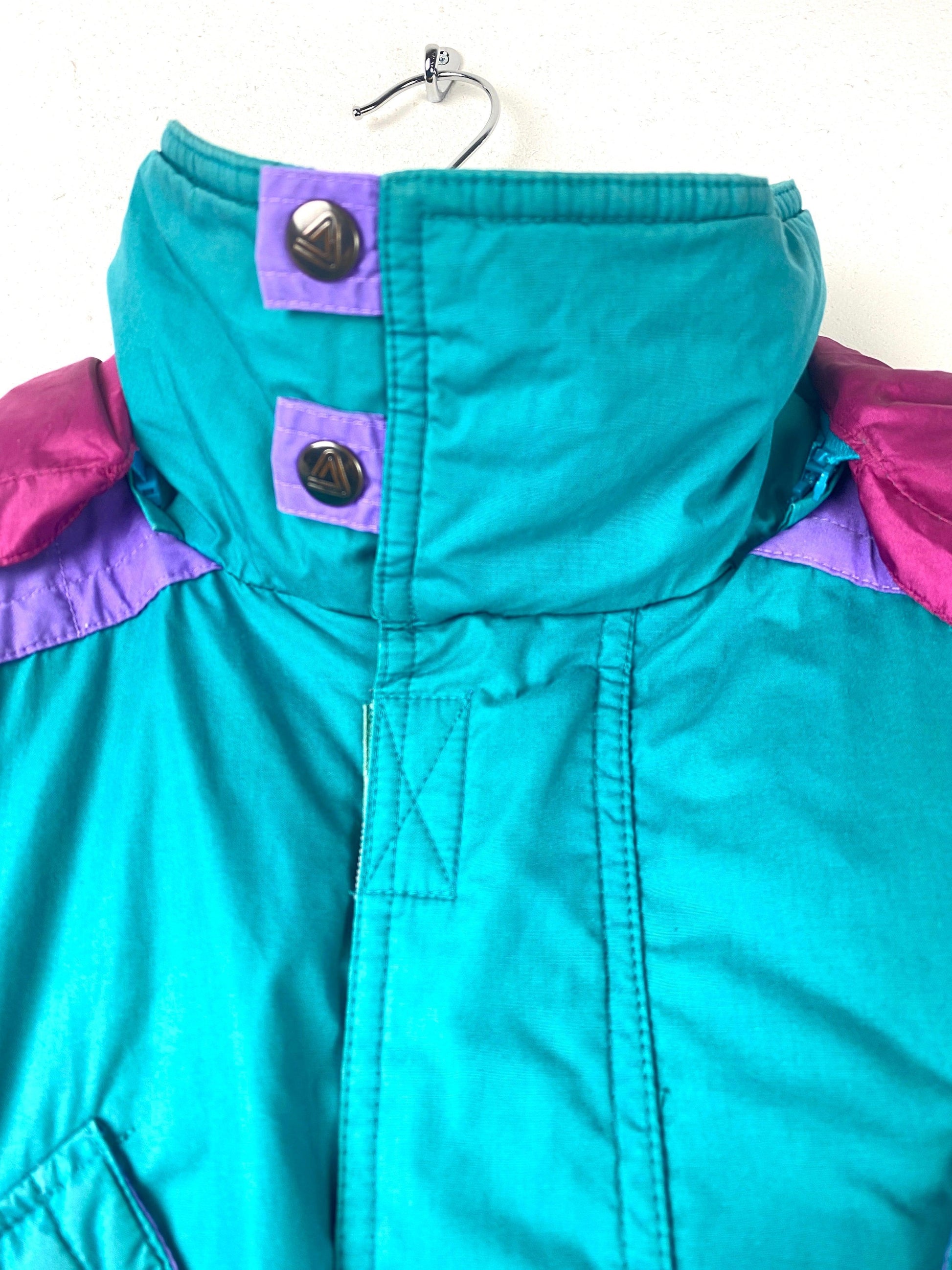 Dolomite winterjas turquoise - vintageskipakkennl