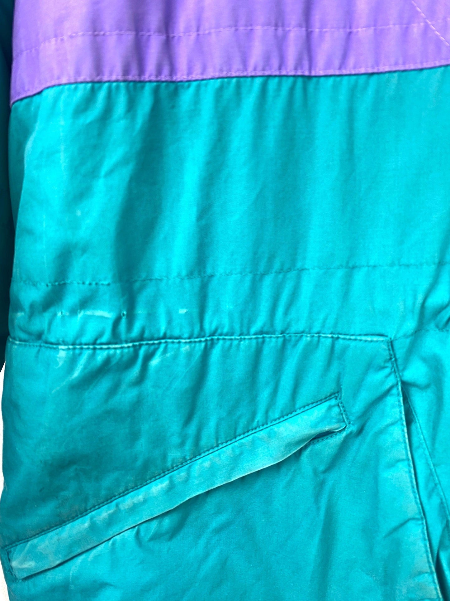 Dolomite winterjas turquoise - vintageskipakkennl